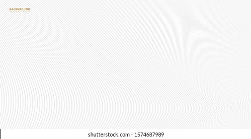 Abstract vector circle halftone black background. Gradient retro line pattern design. Monochrome graphic. Circle for sound wave. vector illustration