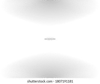 Abstract vector circle halftone black background. Gradient retro line pattern design. Monochrome graphic. Circle for sound wave. vector illustration - Shutterstock ID 1807191181