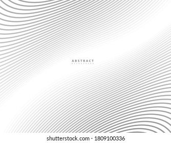 Abstract vector circle halftone black background. Gradient retro line pattern design. Monochrome graphic. Circle for sound wave. vector illustration