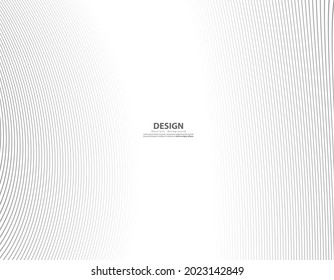 Resumen del fondo negro de medio tono del círculo del vector. Diseño de patrones de línea retro gradiente. Gráfico monocromo. Círculo para la onda de sonido. ilustración vectorial