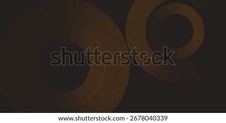 Abstract vector circle halftone black background. Gradient retro line pattern design. Monochrome graphic. Circle for sound wave. vector illustration