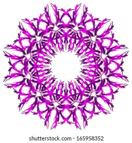 Abstract vector circle ornament. Lace pattern design. Vintage ornament background. Vector ornamental border frame can be used for banner, invitation, book cover, certificate etc.