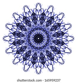 Abstract vector circle ornament. Lace pattern design. Vintage ornament background. Vector ornamental border frame can be used for banner, invitation, book cover, certificate etc.