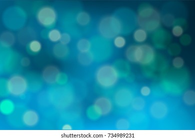 Abstract vector circles blurred 
