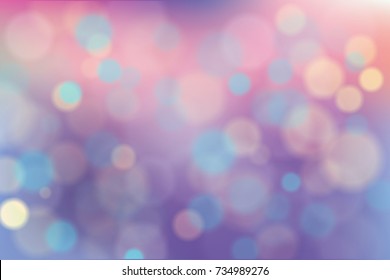 Abstract vector circles blurred 