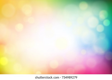 Abstract vector circles blurred 