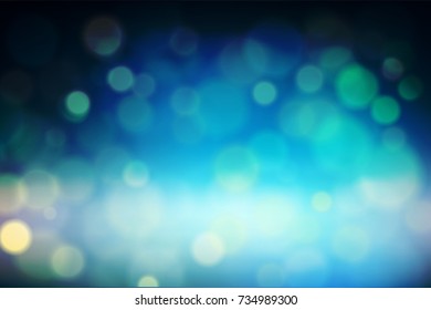 Abstract vector circles blurred 