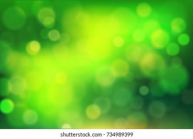 Abstract vector circles blurred 
