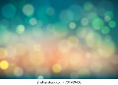 Abstract vector circles blurred 