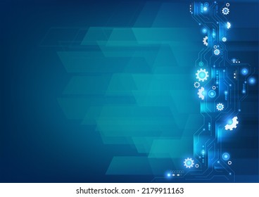 Abstract vector circuit technology background, Concept design