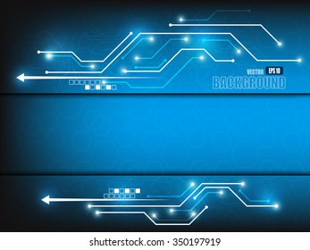 abstract vector circuit technology background, concept design