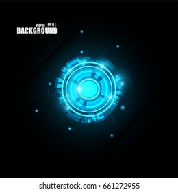 Abstract vector circuit technology background, concept  design