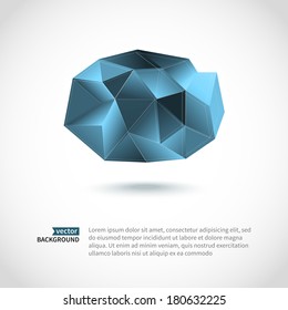 Abstract vector cloud.