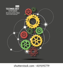 Abstract vector cogs