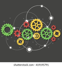Abstract vector cogs