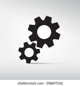 Abstract Vector Cogs - Gears Symbols - Icons