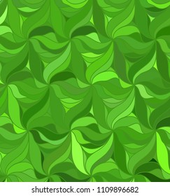 Abstract vector color background of doodle hand drawn lines. Colorful floral pattern. Wave green wallpaper