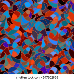 Abstract vector color background of doodle hand drawn lines. Colorful floral pattern. Wave wallpaper
