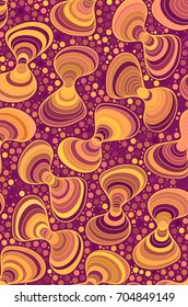 Abstract vector color background of doodle hand drawn lines. Colorful floral pattern. Wave wallpaper