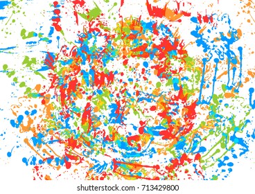 abstract vector Color background. illustration vector design