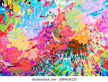 Abstract vector color paint splatter design background, illustration vector design background.