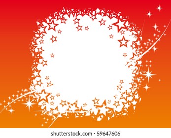 Abstract vector color star