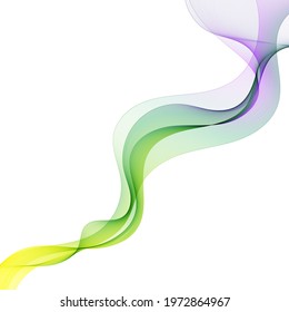 Abstract vector color  wave. Design element