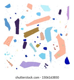 Abstract vector color wave dot combination background