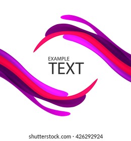 abstract vector colored background template