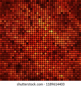 abstract vector colored round dots background - red
