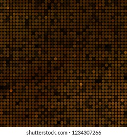 abstract vector colored round dots background - brown