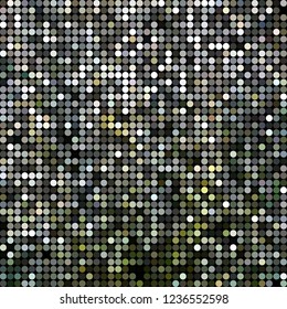 abstract vector colored round dots background - gray