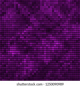 abstract vector colored round dots background - purple and violet