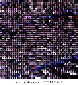 abstract vector colored round dots background - purple and violet