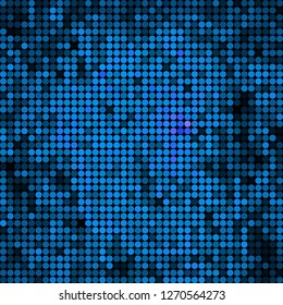 abstract vector colored round dots background - blue
