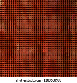 abstract vector colored round dots background - red