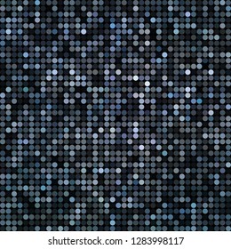 abstract vector colored round dots background - blue