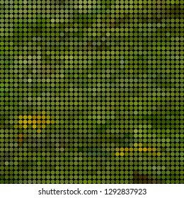 abstract vector colored round dots background - green