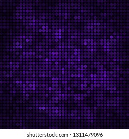 abstract vector colored round dots background - purple and violet