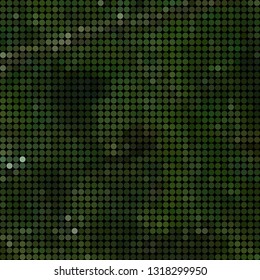 abstract vector colored round dots background - green