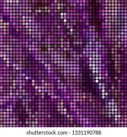 abstract vector colored round dots background - purple and violet