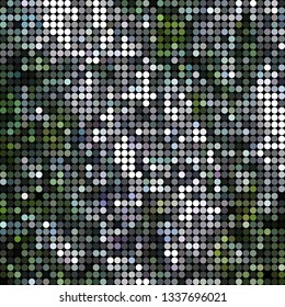 abstract vector colored round dots background - gray