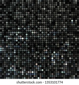 abstract vector colored round dots background - dark gray
