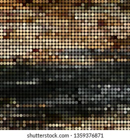 abstract vector colored round dots background - gray and brown