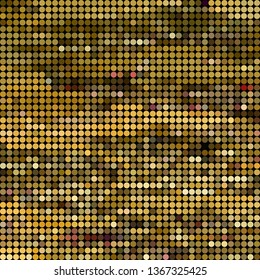 abstract vector colored round dots background - brown