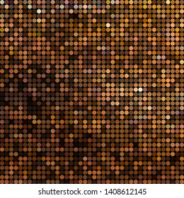 abstract vector colored round dots background - orange