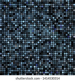 abstract vector colored round dots background - blue