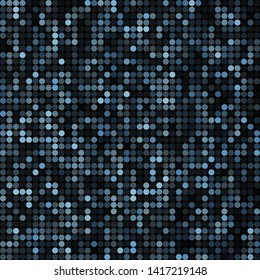 abstract vector colored round dots background - blue