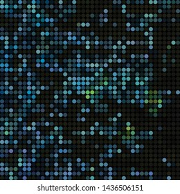 abstract vector colored round dots background - blue