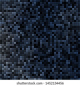 abstract vector colored round dots background - blue